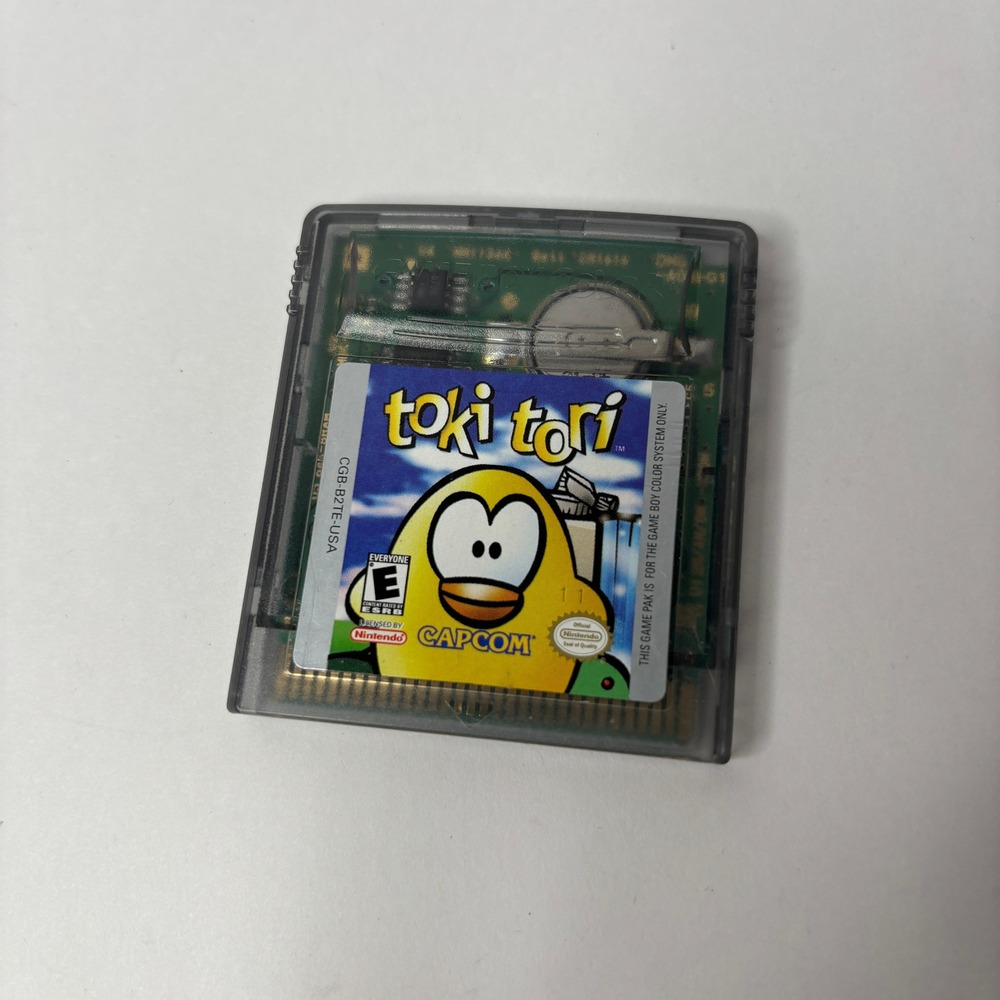 Toki Tori Nintendo Game Boy Color GBC Capcom CGB-B2TE-USA Authentic Cartridge